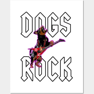 Dogs Rock #2 Posters and Art